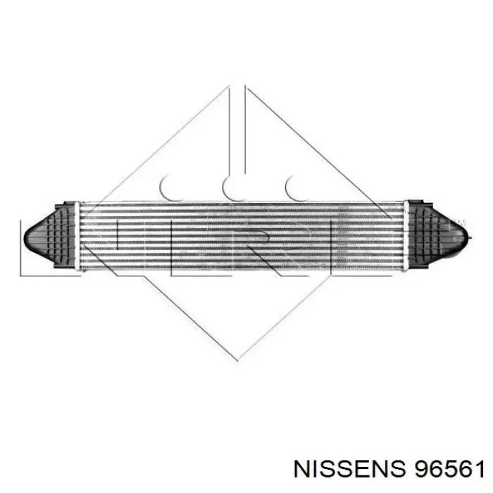 Купити 96561 Nissens Радіатор интеркуллера