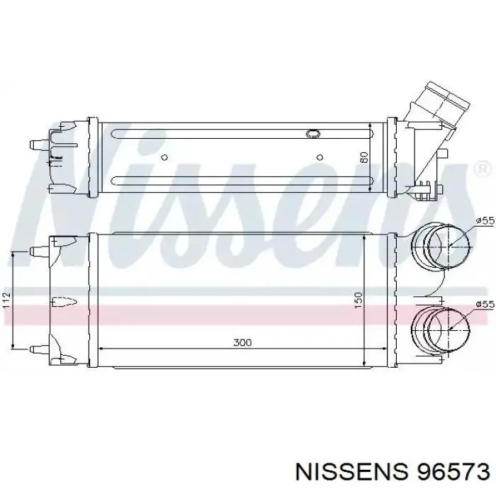Інтеркулер 96573 Nissens