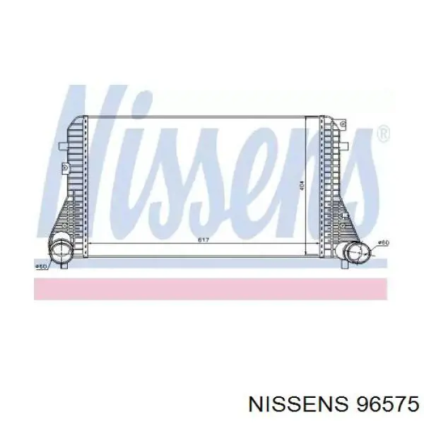 Система охолодження наддувочного повітря Nissens 96575 ціна, від 147.77 USD