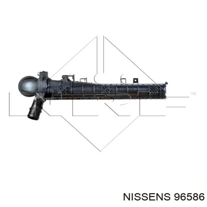 96586 Nissens радіатор интеркуллера