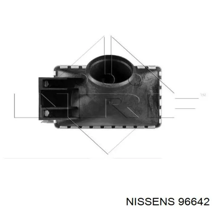 Радіатор интеркуллера 96642 Nissens