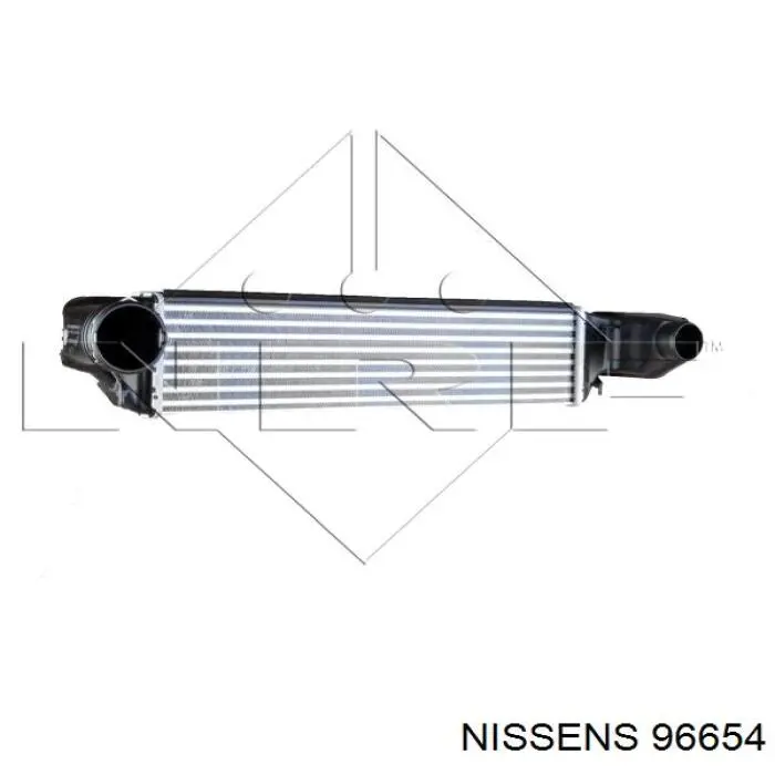 Купити 96654 Nissens Радіатор интеркуллера
