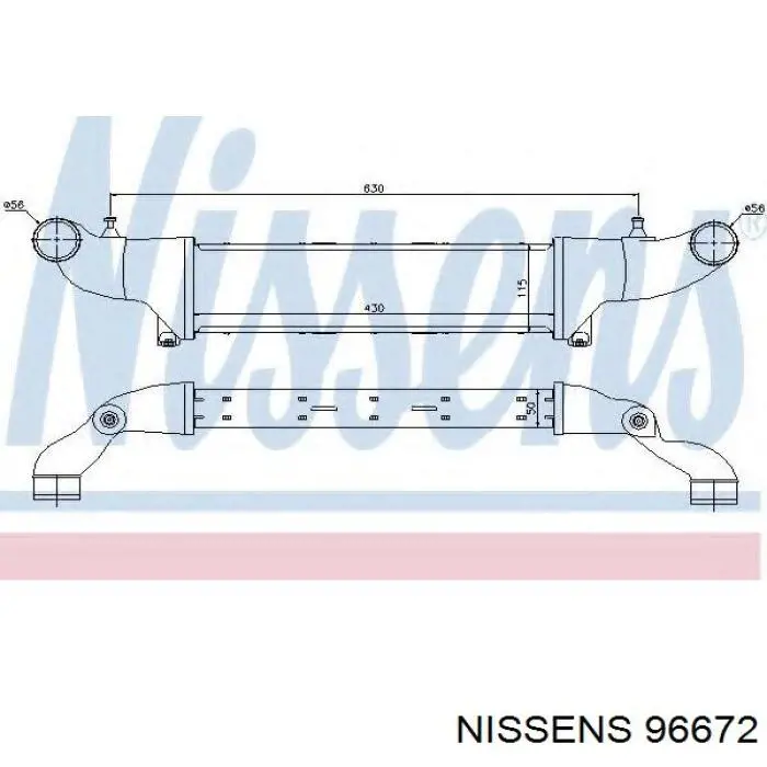 Купити CI505000S Mahle Original Радіатор интеркуллера