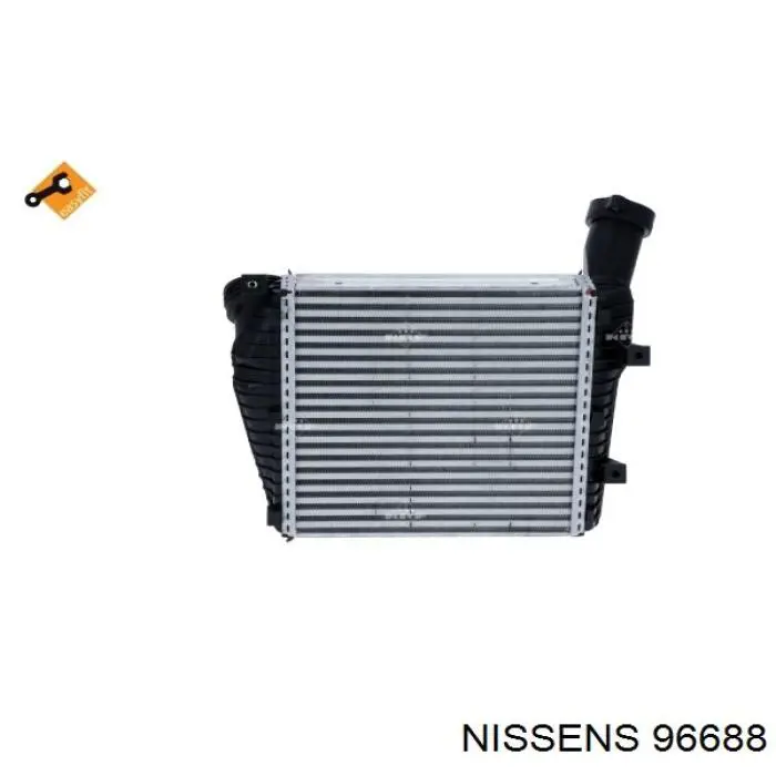 96688 Nissens Охолоджувач наддувочного повітря