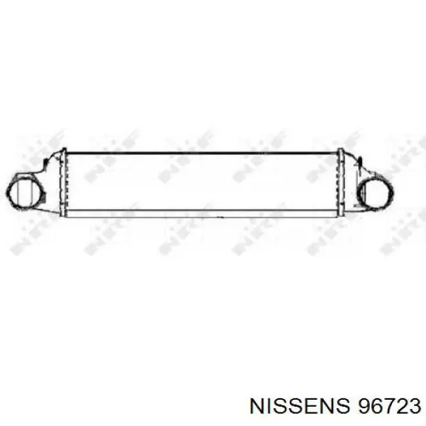 96723 Nissens радіатор интеркуллера