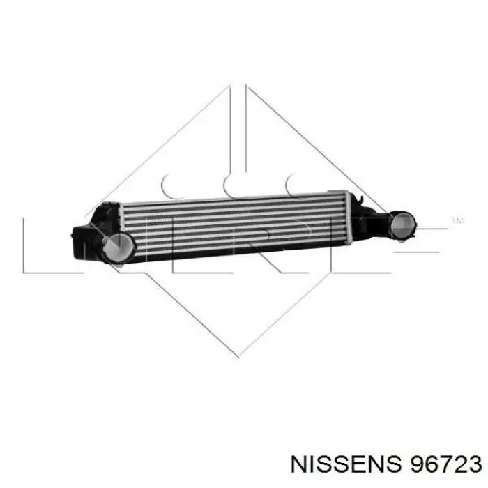96723 Nissens Охолоджувач наддувочного повітря