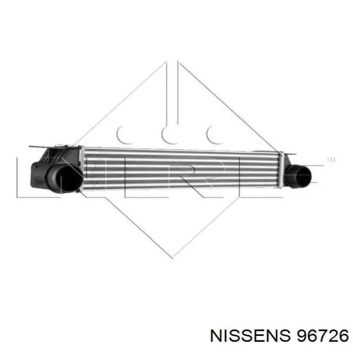 Інтеркулер 96726 Nissens