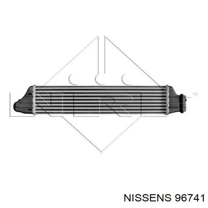 Купити 96741 Nissens Радіатор интеркуллера