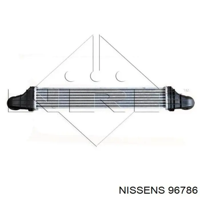 96786 Nissens радіатор интеркуллера