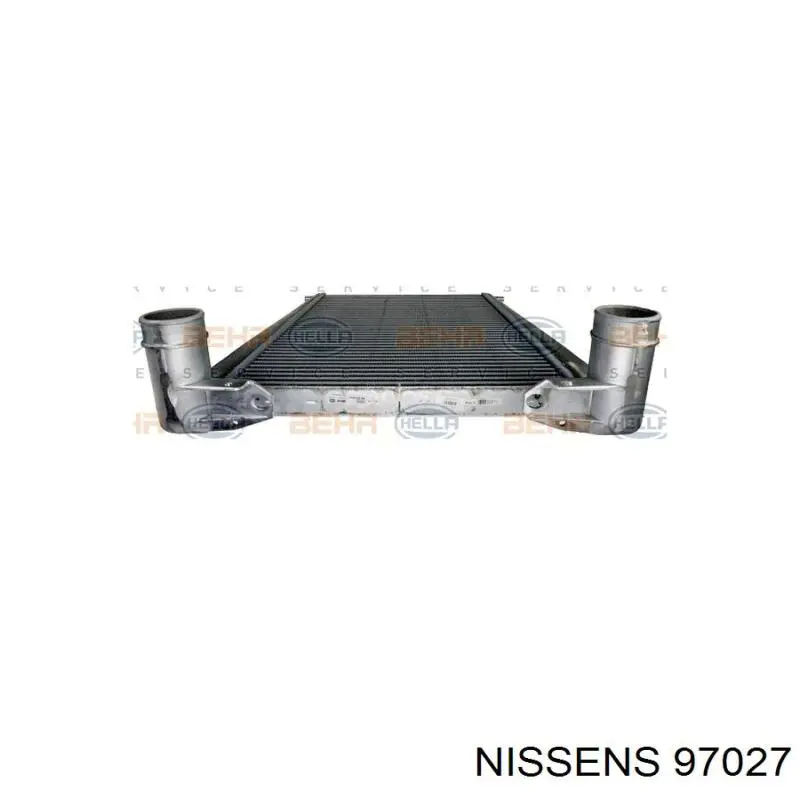 97027 Nissens Охолоджувач наддувочного повітря