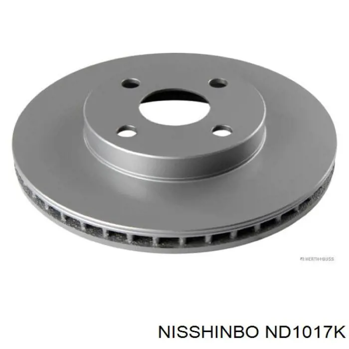 ND1017K Nisshinbo диск гальмівний передній