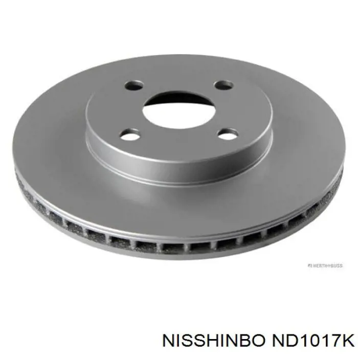 ND1017K Nisshinbo Гальмо дискове переднє