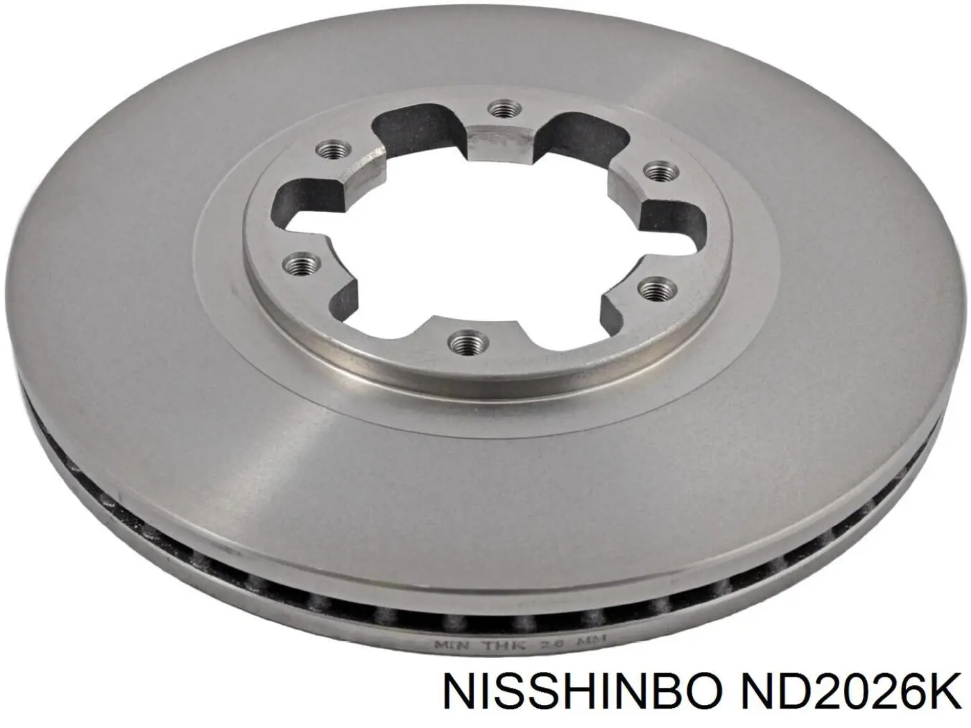 ND2026K Nisshinbo диск гальмівний передній