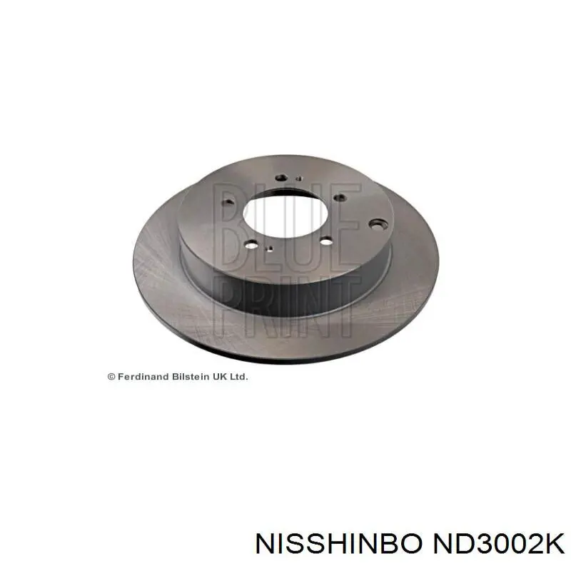 Диск гальмівний задній Nisshinbo ND3002K