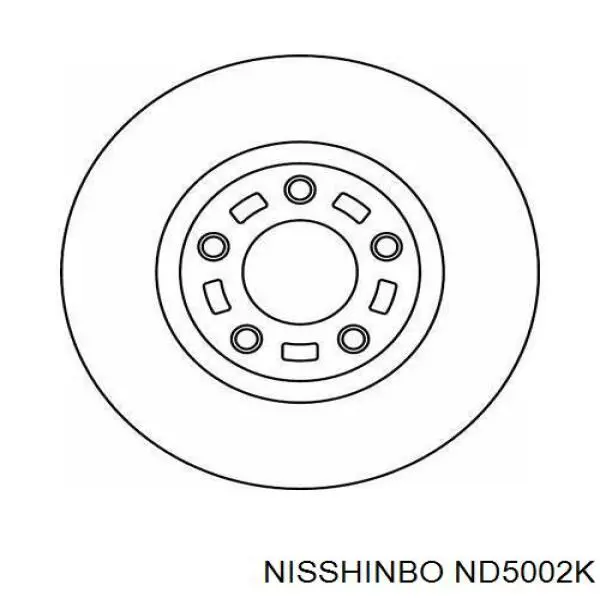 Купити ND5002K Nisshinbo Ротор гальмівний