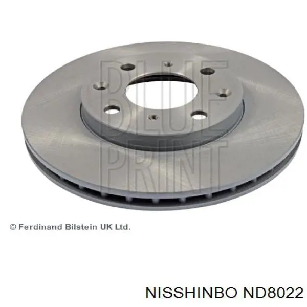 Диск переднього гальма Nisshinbo ND8022 ціна, від 26.66 USD