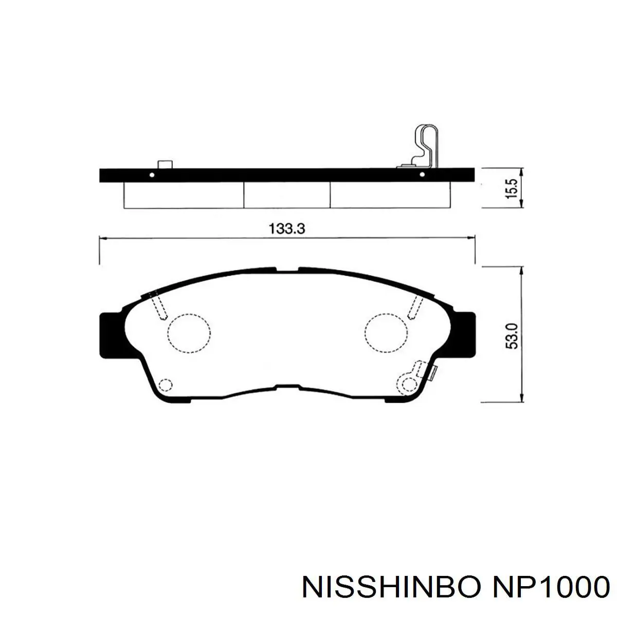 Гальмівні колодки Nisshinbo NP1000 ціна, від 17.93 USD