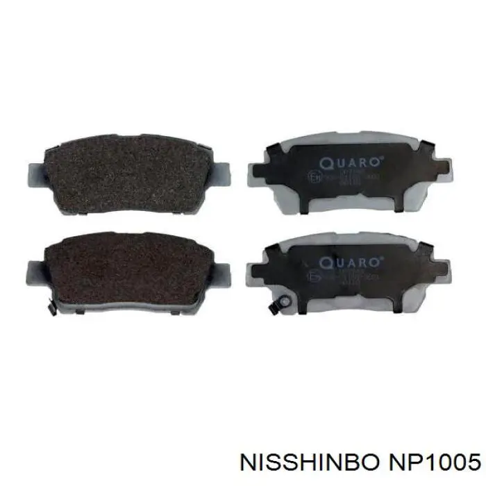 Гальмівні колодки Nisshinbo NP1005 ціна, від 13.52 USD