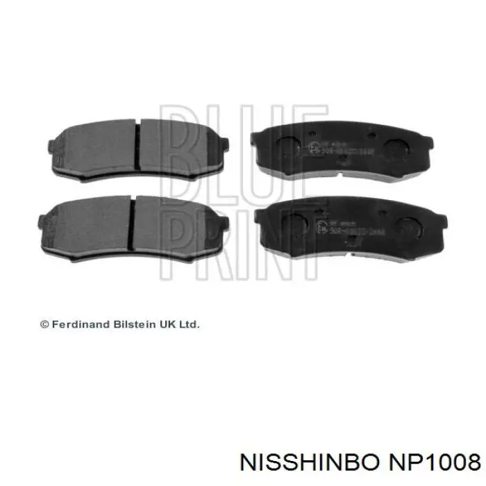 Купити NP1008 Nisshinbo Задні колодки