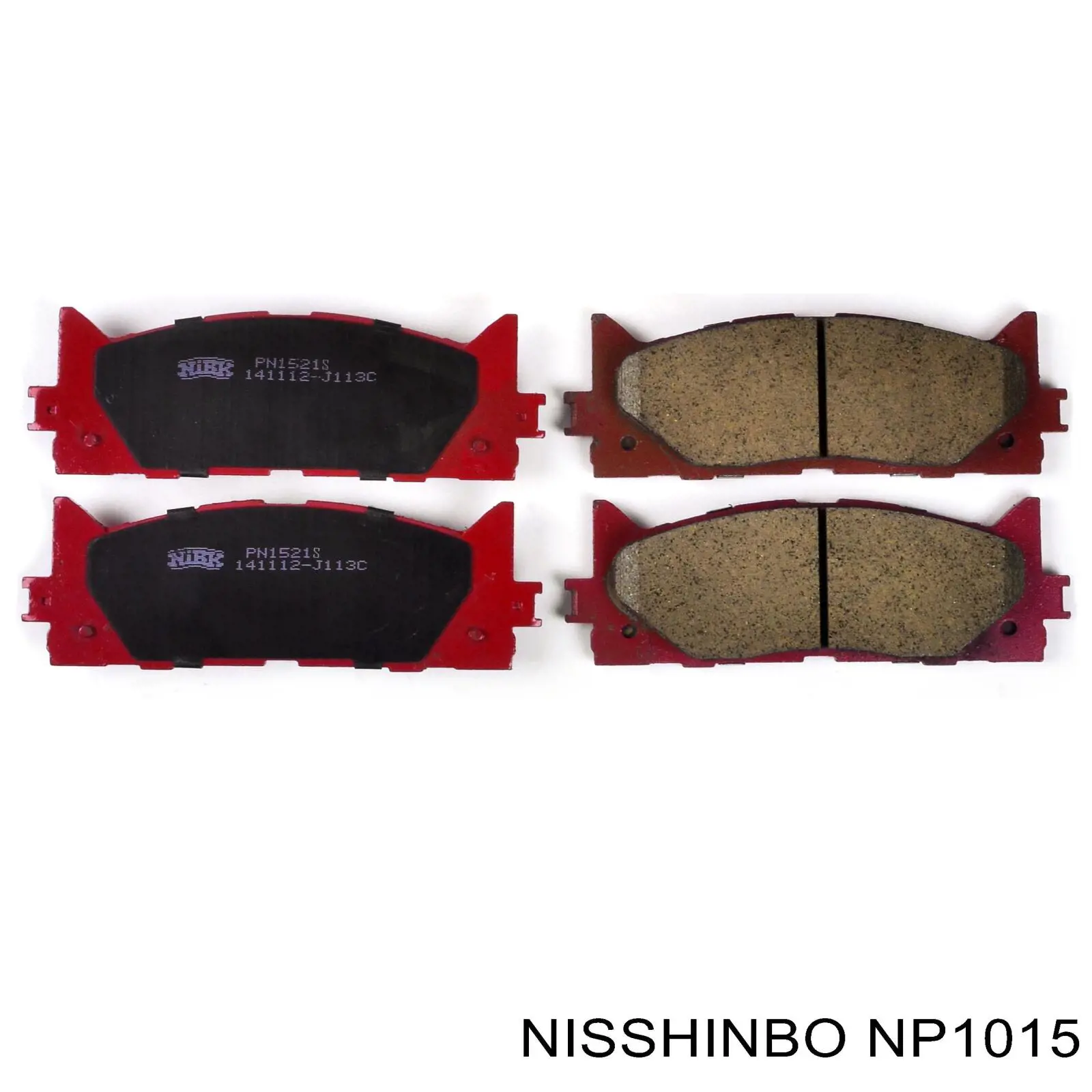 Купити NP1015 Nisshinbo Колодки гальмівні передні, дискові