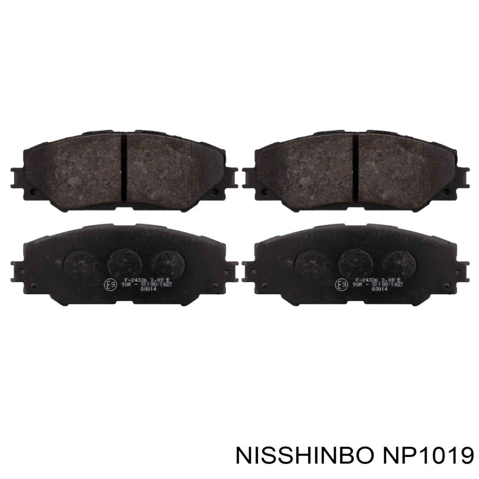 Купити NP1019 Nisshinbo Колодки гальмівні передні, дискові