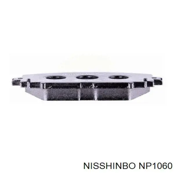 Гальмівні колодки Nisshinbo NP1060 ціна, від 22.26 USD