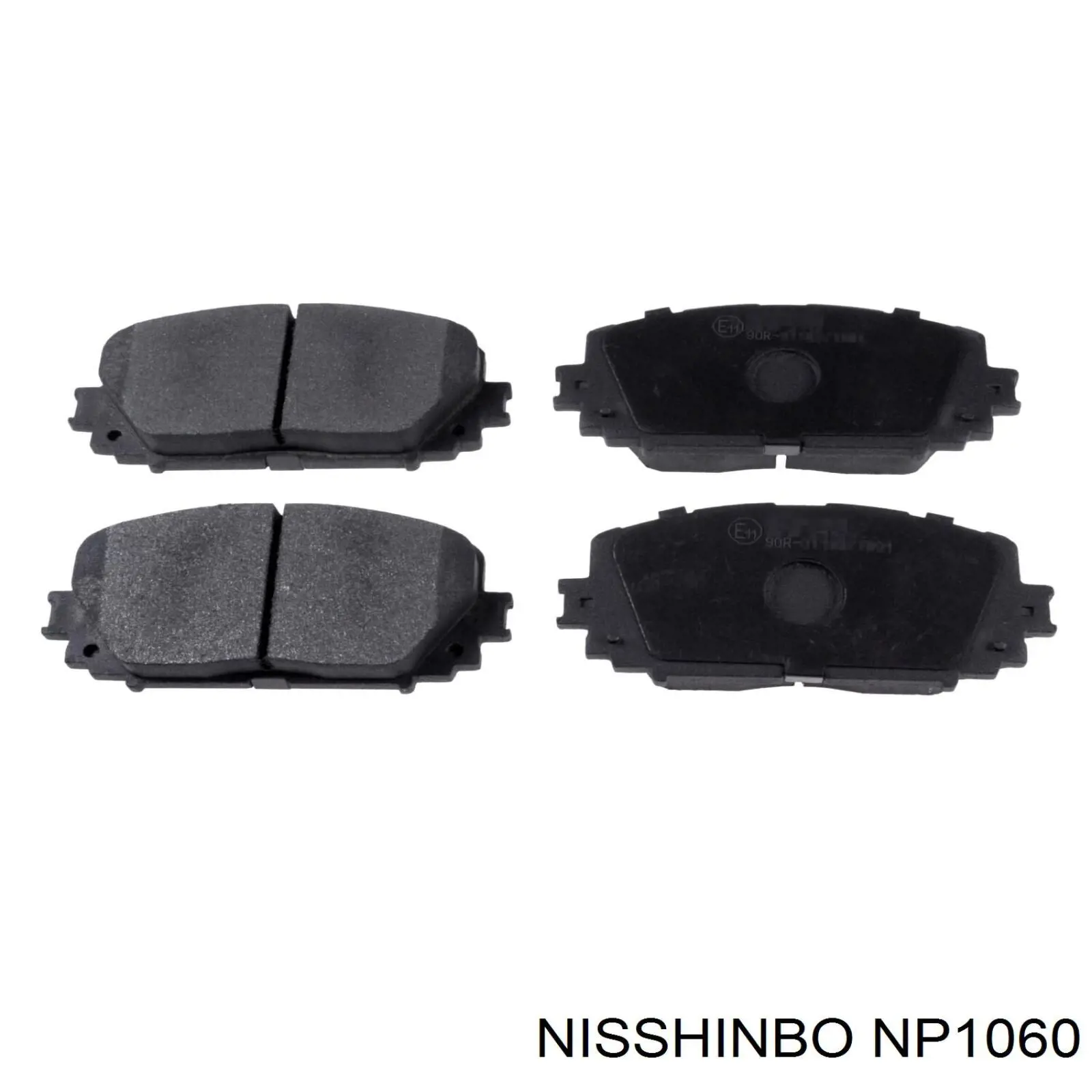 Купити NP1060 Nisshinbo Колодки гальмівні передні, дискові