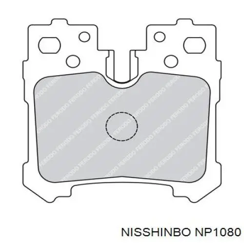 Купити NP1080 Nisshinbo Задні колодки