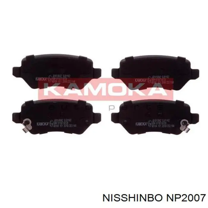 Гальмівні колодки Nisshinbo NP2007 ціна, від 18.67 USD