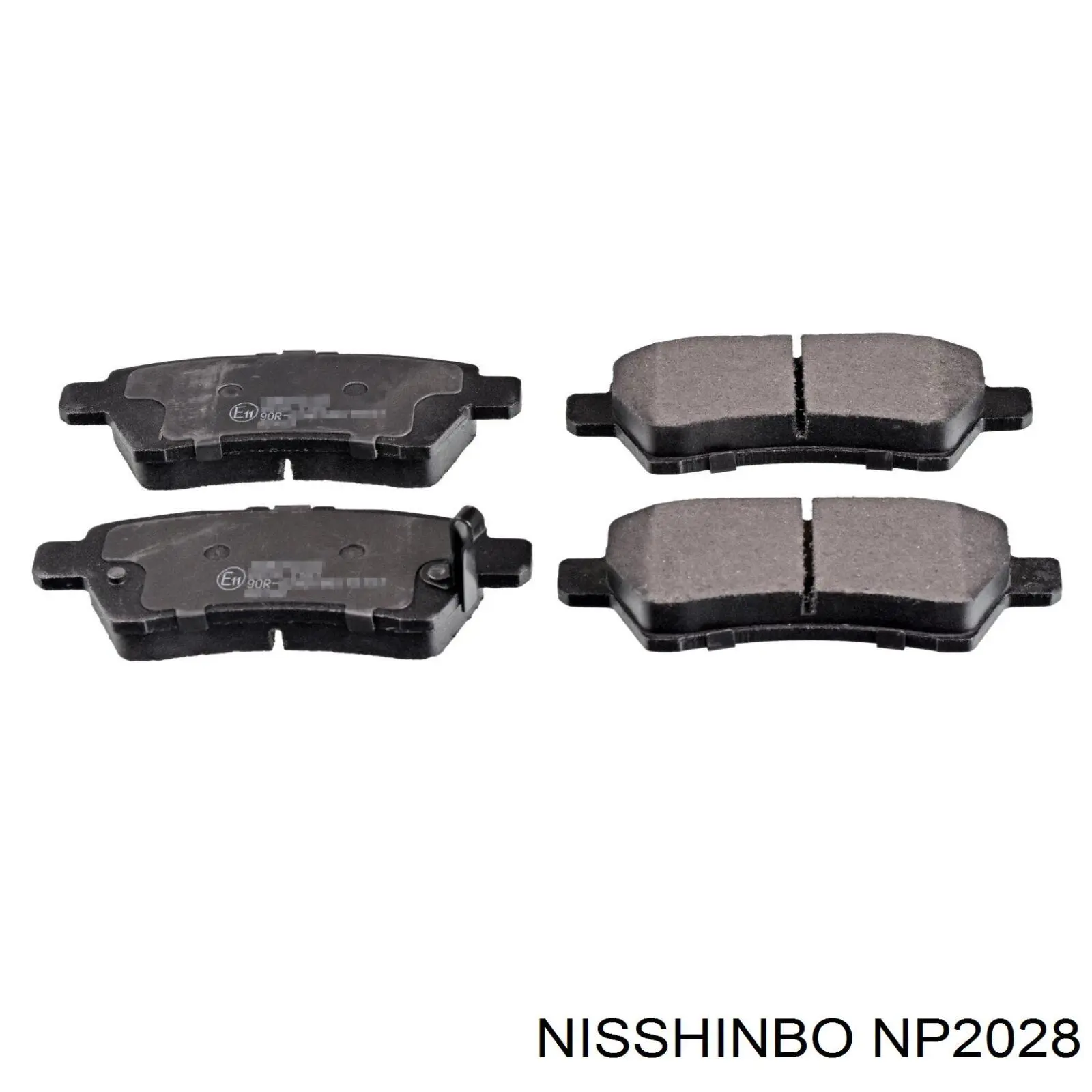 Задні дискові колодки Nisshinbo NP2028