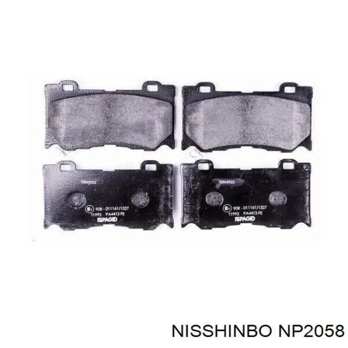 Передні тормозні колодки RT2PD21560 Rotinger