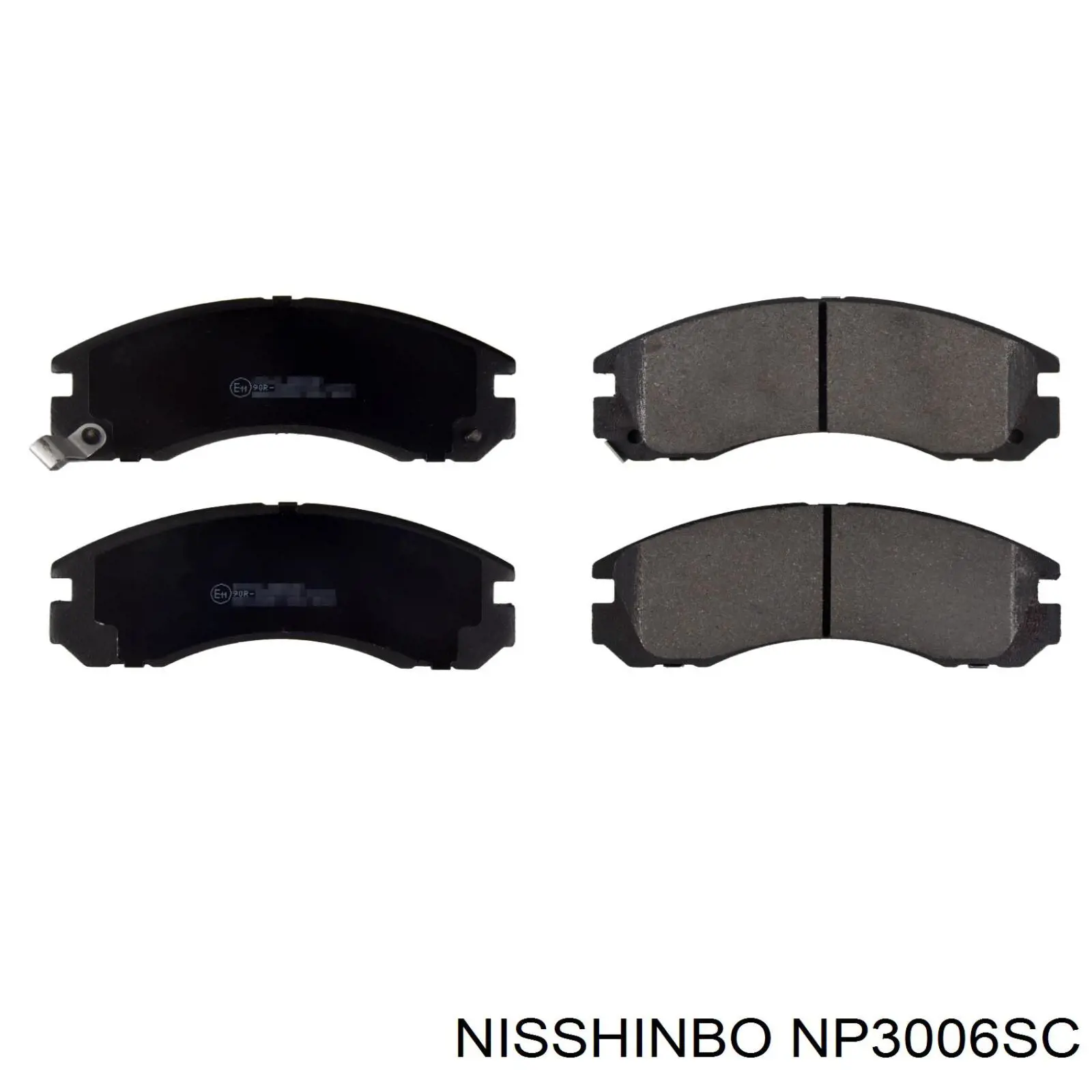 NP3006SC Nisshinbo колодки гальмівні передні, дискові