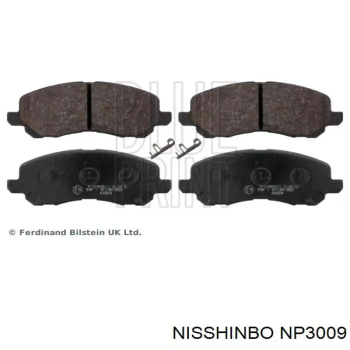Гальмівні колодки Nisshinbo NP3009 ціна, від 23.89 USD