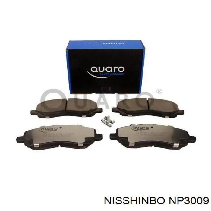 NP3009 Nisshinbo Передні гальмівні колодки
