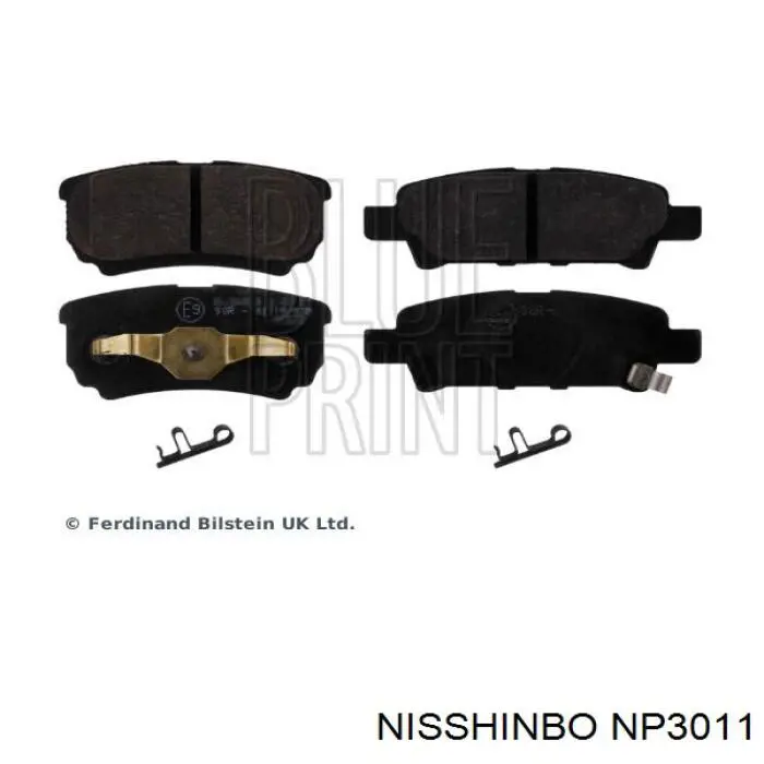Купити NP3011 Nisshinbo Задні колодки