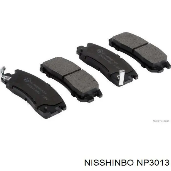 Задні гальмівні колодки Nisshinbo NP3013 ціна, від 15.10 USD