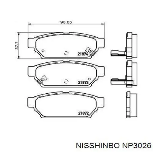  NP3026 Nisshinbo