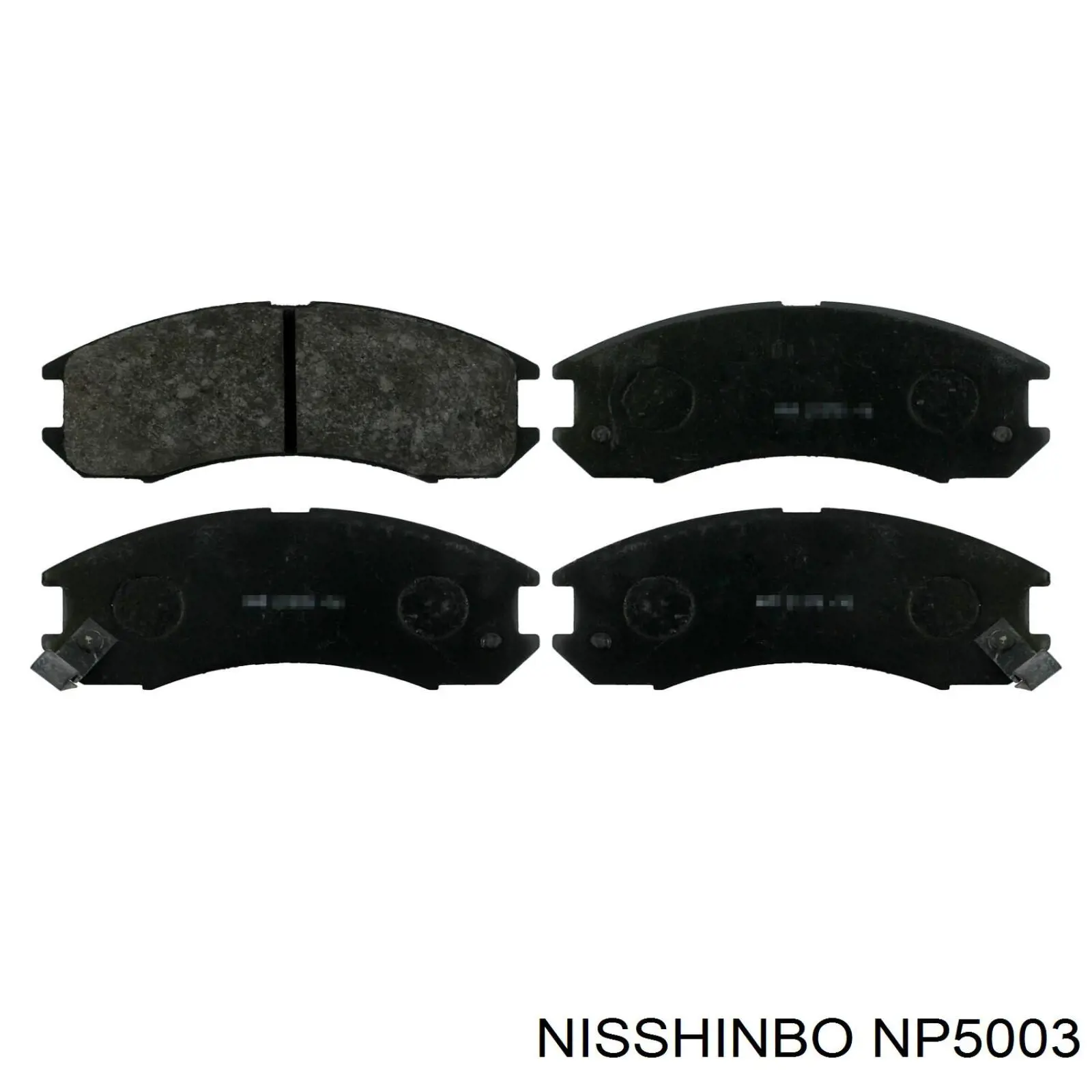 Гальмівні колодки Nisshinbo NP5003 ціна, від 19.02 USD