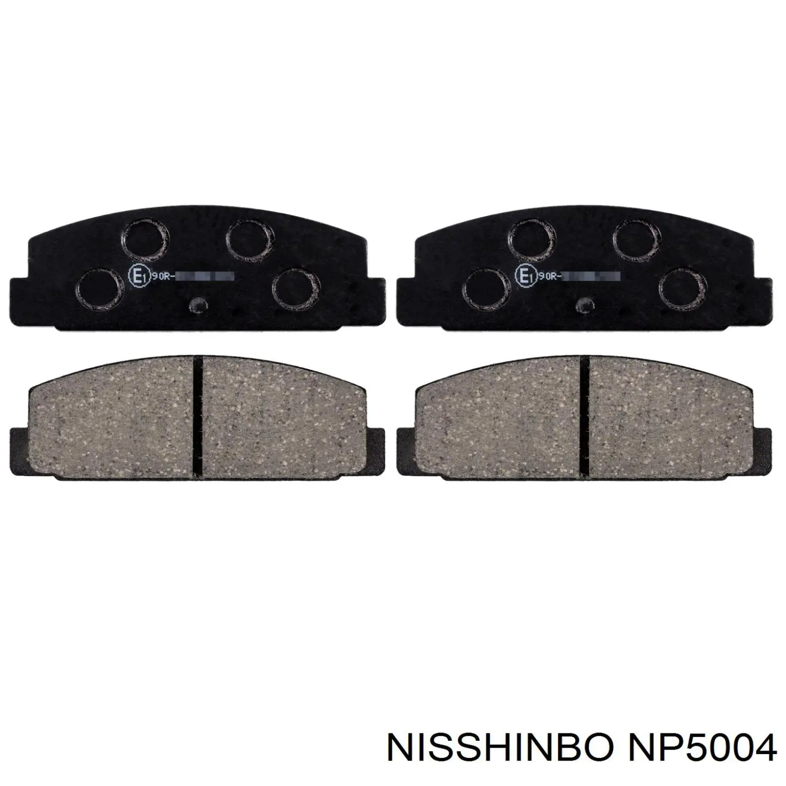 Задні гальмівні колодки Nisshinbo NP5004 ціна, від 15.19 USD