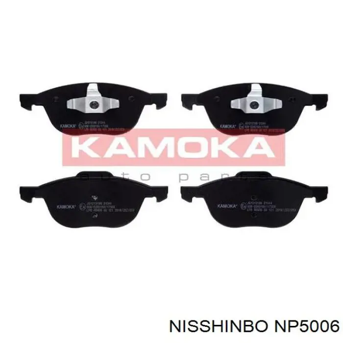 Гальмівні колодки Nisshinbo NP5006 ціна, від 30.20 USD