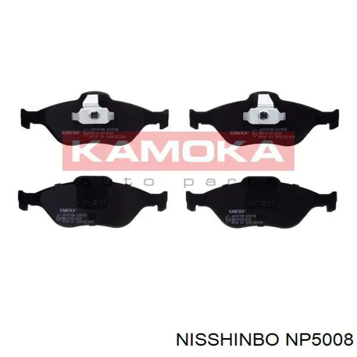 Гальмівні колодки Nisshinbo NP5008 ціна, від 19.00 USD