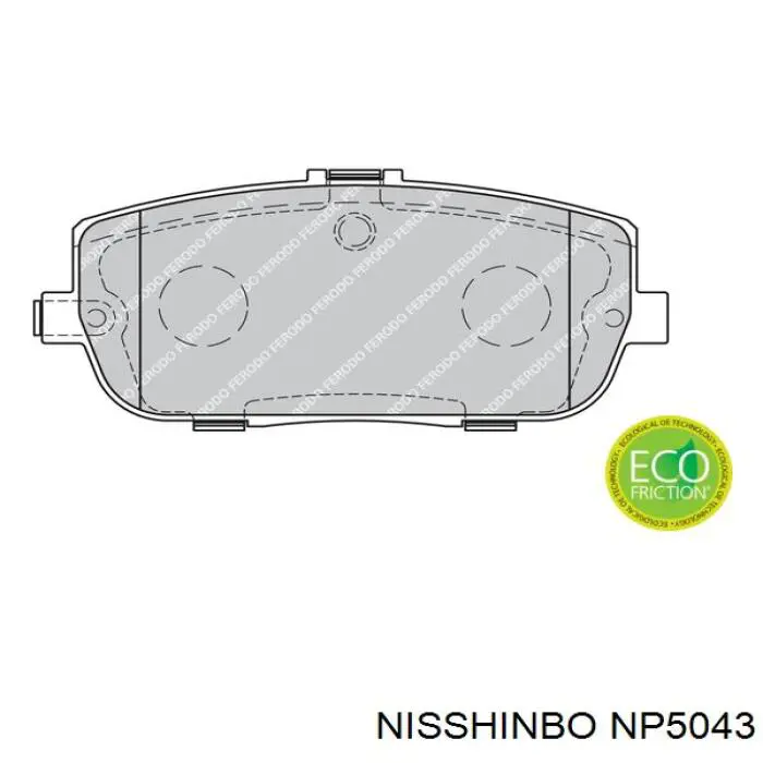 Задні гальмівні колодки Mazda NFY72648Z ціна, від 31.01 USD