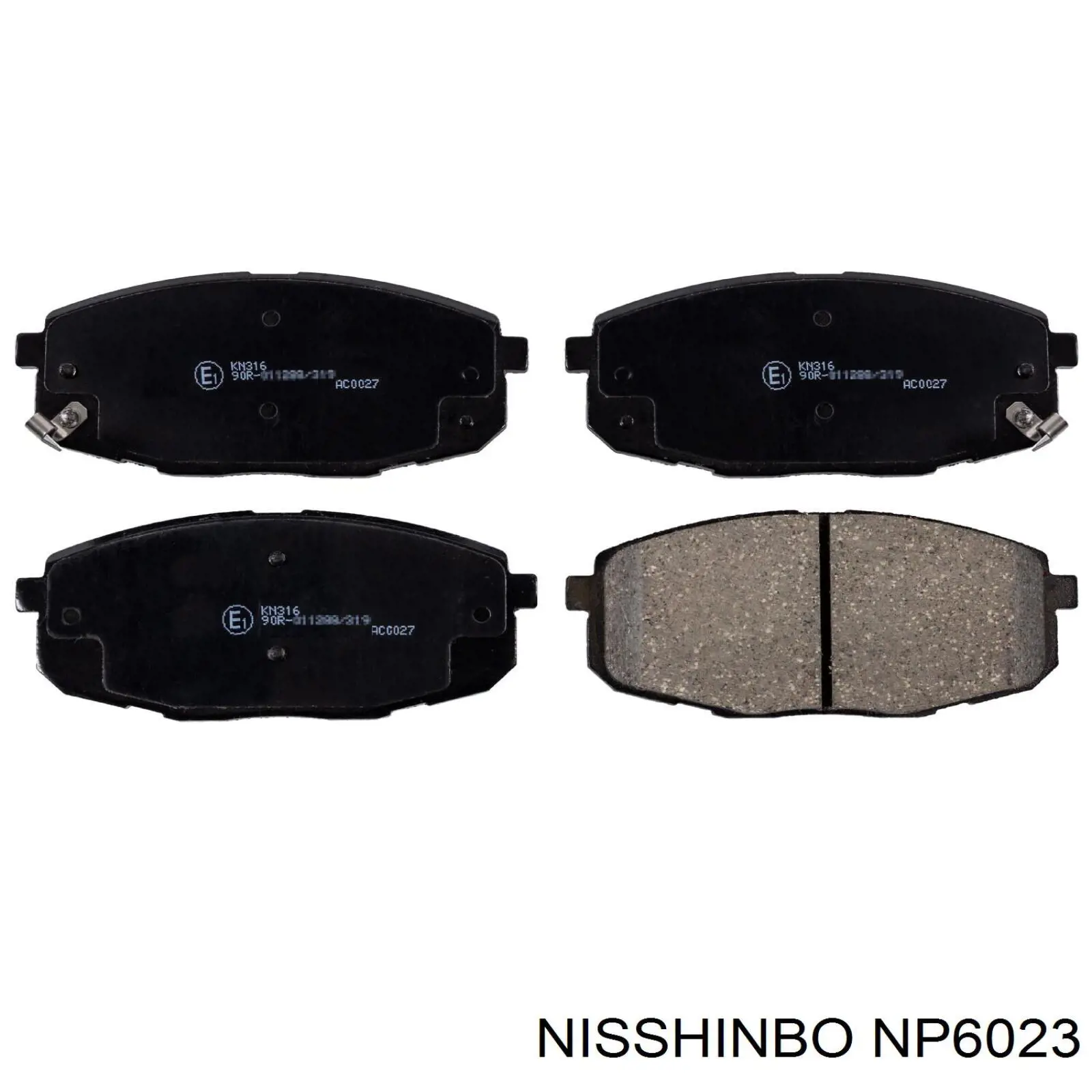 Купити NP6023 Nisshinbo Колодки гальмівні передні, дискові