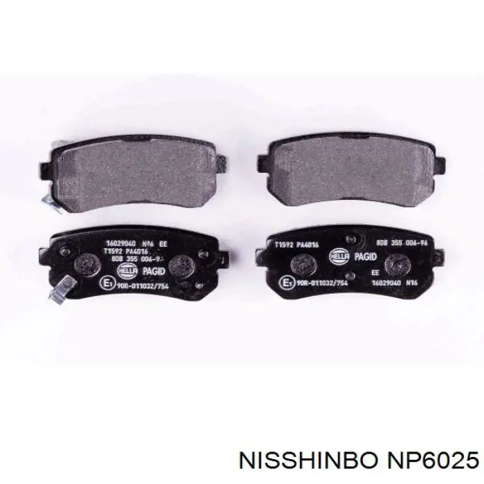 Купити NP6025 Nisshinbo Задні колодки