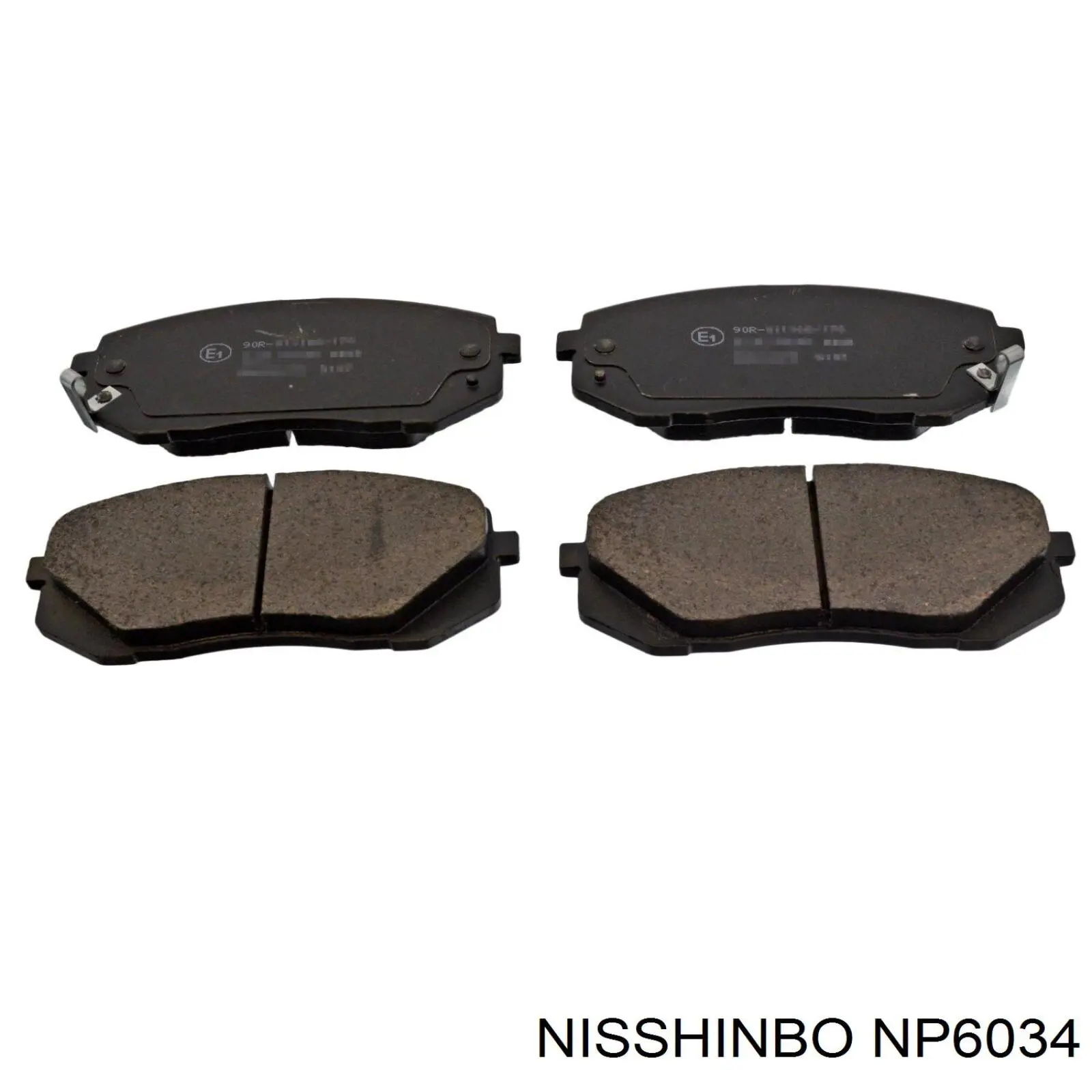 Гальмівні колодки Nisshinbo NP6034 ціна, від 30.01 USD