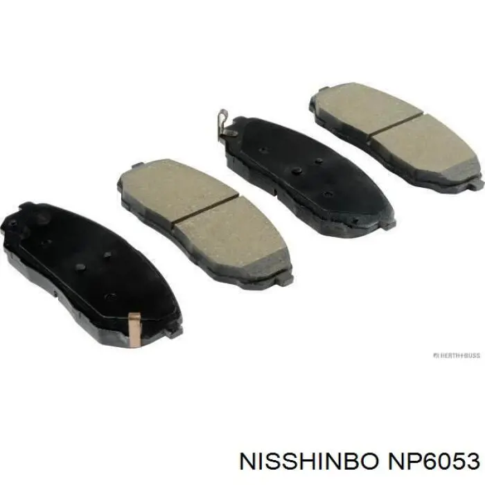 Гальмівні колодки Nisshinbo NP6053 ціна, від 25.39 USD