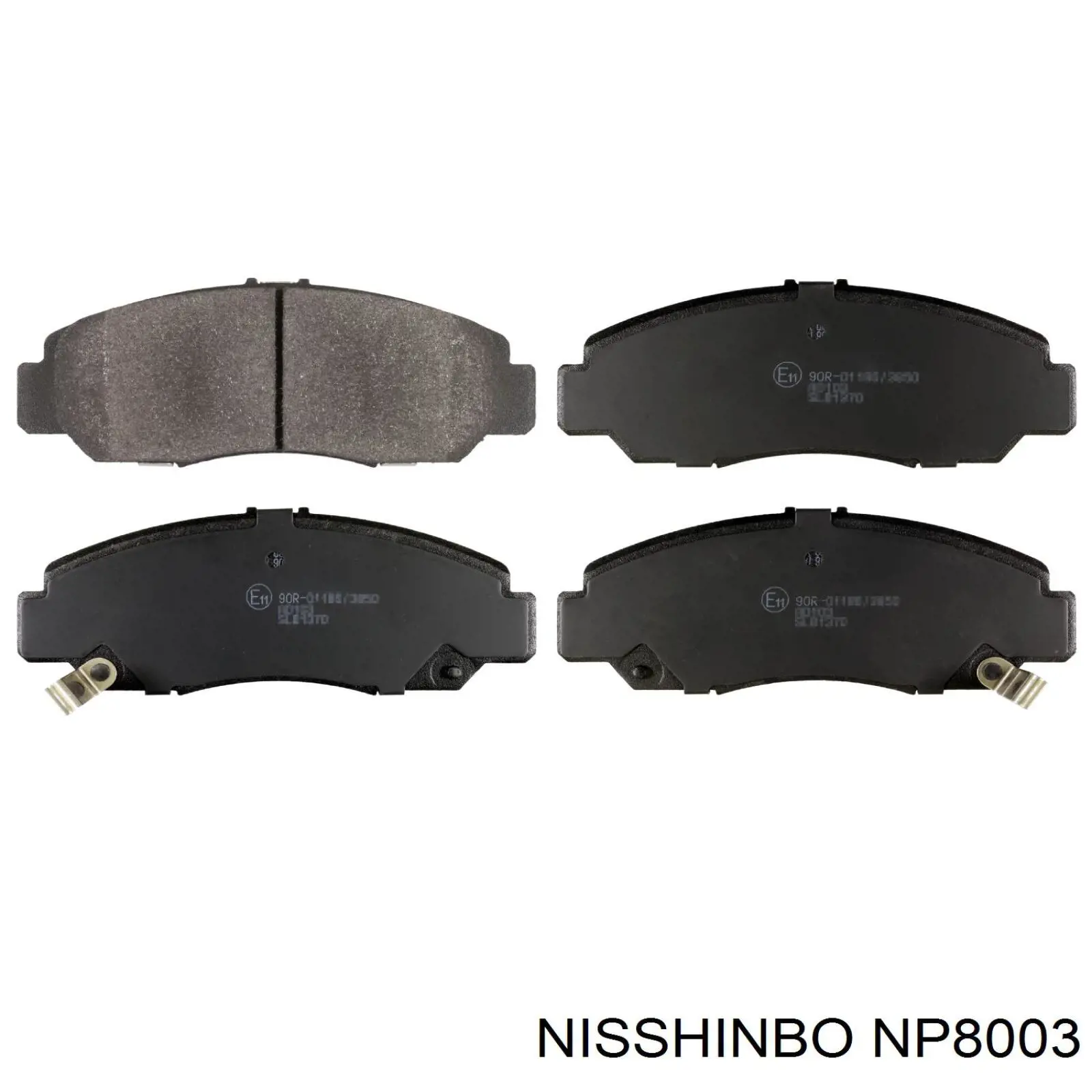Купити NP8003 Nisshinbo Колодки гальмівні передні, дискові