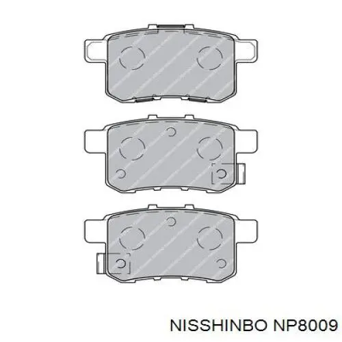 Купити NP8009 Nisshinbo Задні колодки