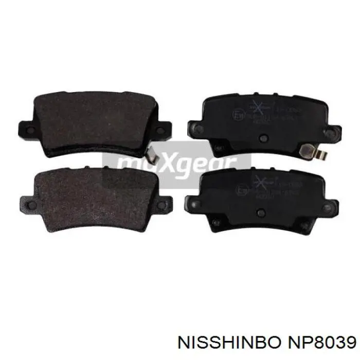 Купити NP8039 Nisshinbo Задні колодки