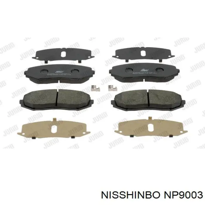Гальмівні колодки Nisshinbo NP9003 ціна, від 21.81 USD
